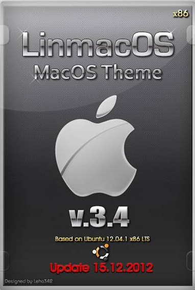 LinmacOS v.3.4 MacOS Theme Update 15.12.2012